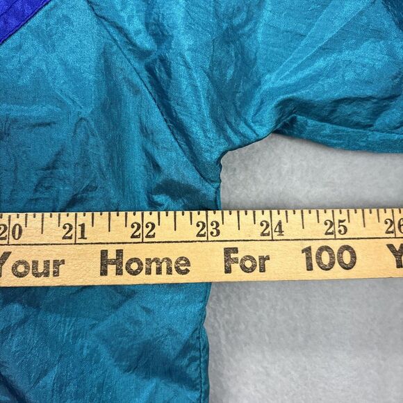 VTG Bolo Spirit Windbreaker Jacket Womens L Retro Colorful Full Zip Floral 80's - Picture 8 of 15